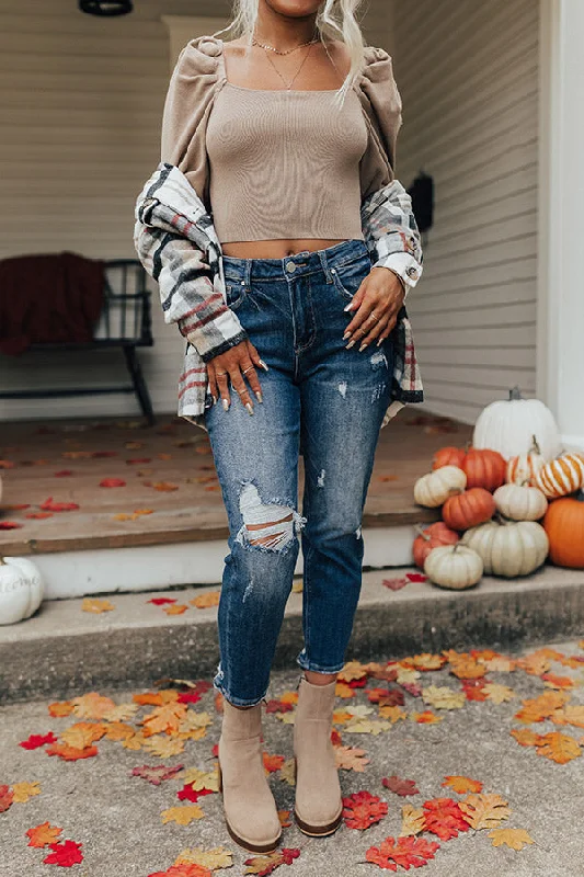 Weekend Savings Bonanza Risen The Hustle High Waist Distressed Jean