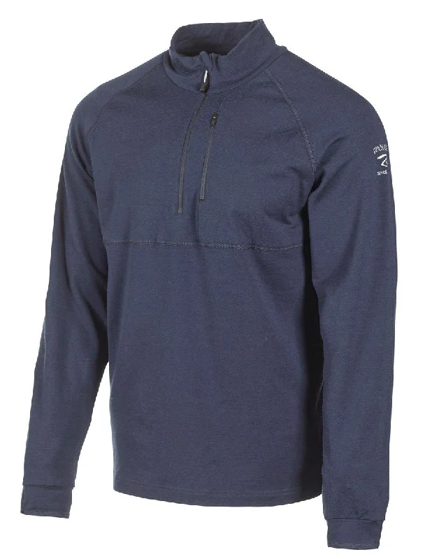 Price Drop Alert UNDERWOOL CODY HALF ZIP  — STEELBLUE