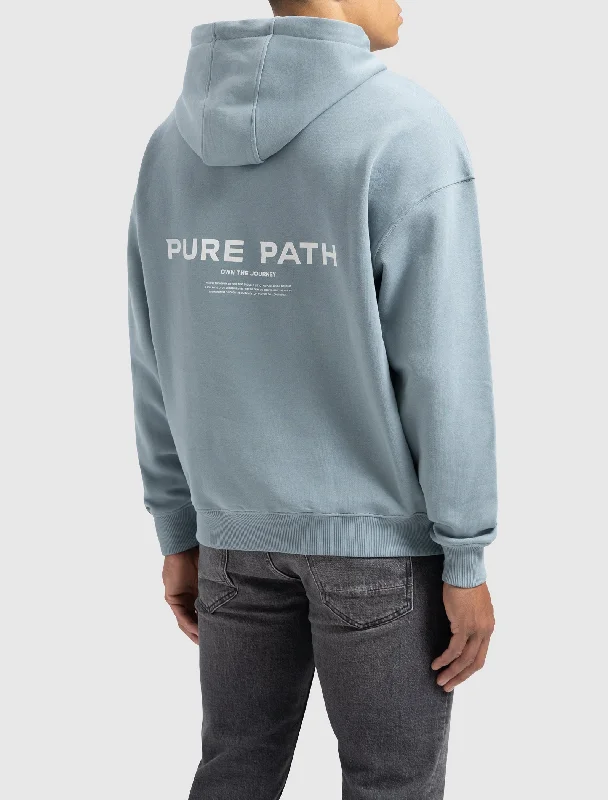 Signature Hoodie | Blue Grey