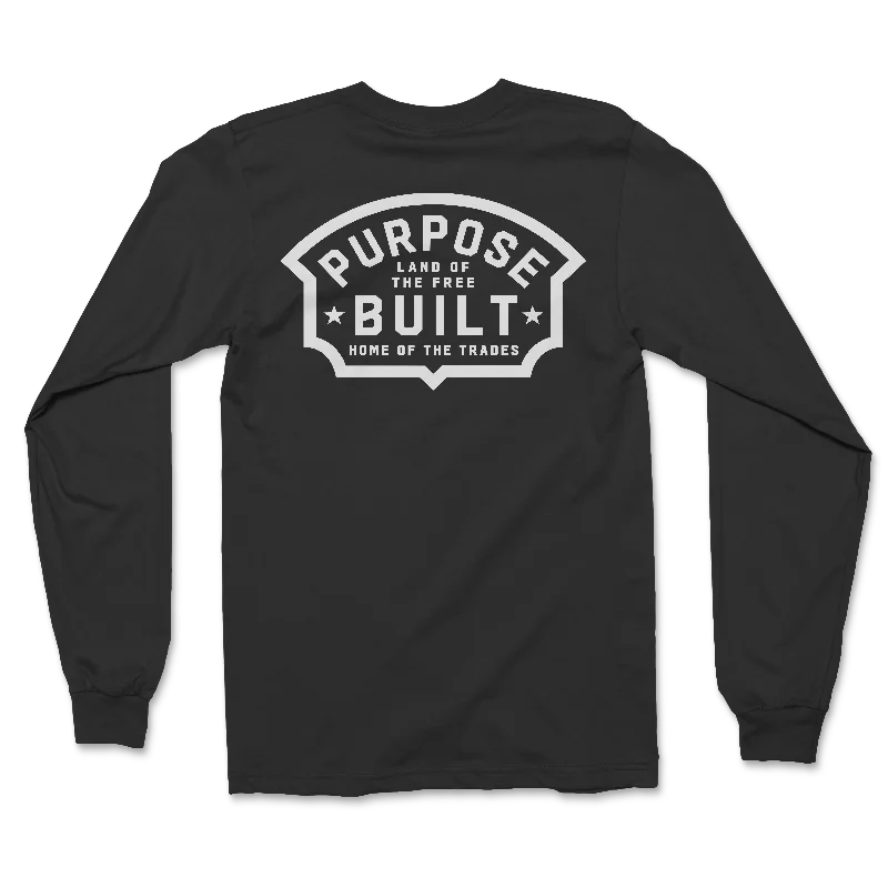 Cadillac Long Sleeve Tee, Jet Black