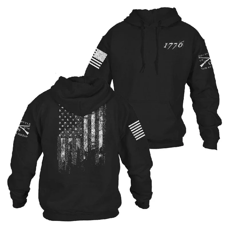 Savings Bonanza 1776 Flag Hoodie - Black