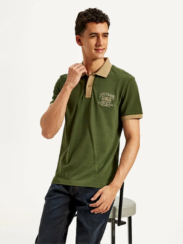 Weekend Bargains to Love Men's Patchwork Slim Fit Polo T-Shirt