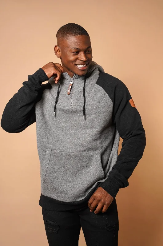 Crazy Deals Alani Dark Heather Grey/Black Hoodie