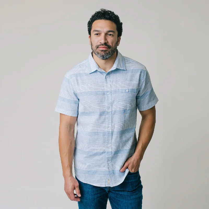 Linen Short Sleeve Button Down Shirt