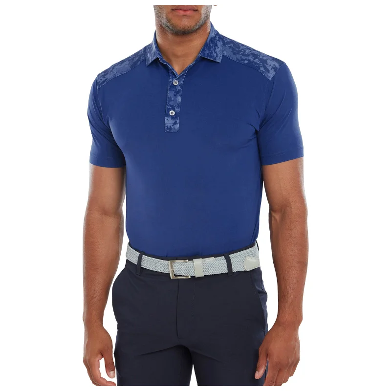 FootJoy Mens Cloud Camo Trim Polo