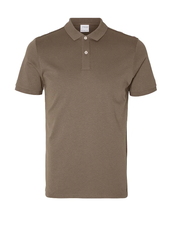 Selected Homme Louse Polo Shirt, Morel