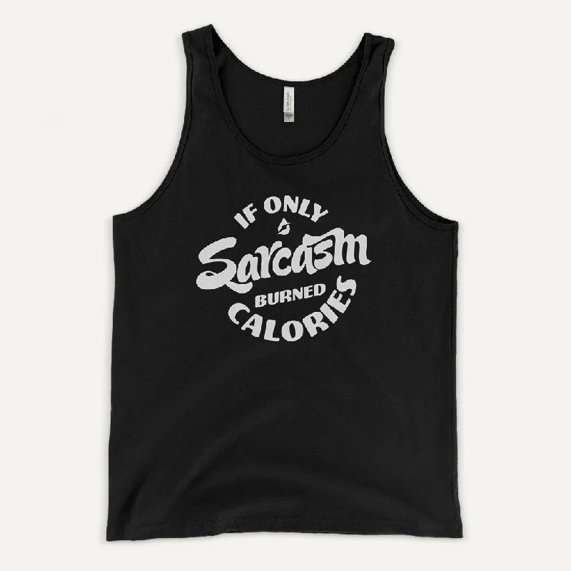 Deal Dash If Only Sarcasm Burned Calories Men's Tank Top