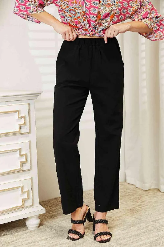 Weekend Bargains to Enjoy Double Take Pull-On Pants with Pockets