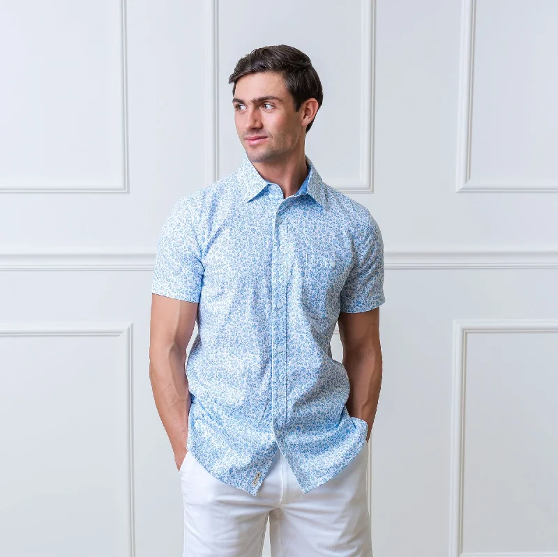 Linen Short Sleeve Button Down Shirt