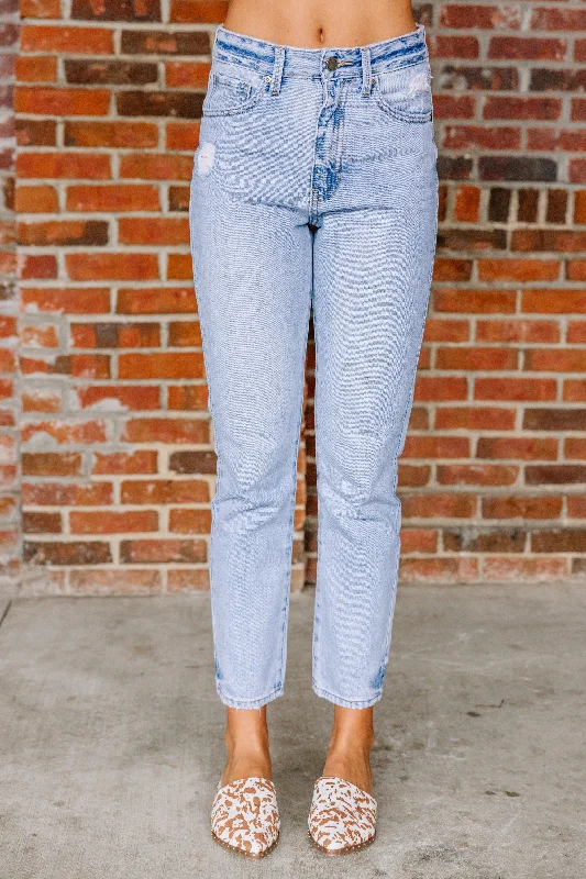 Weekend Deals That Dazzle Get A Move On Light Wash High Waist Crop Jeans