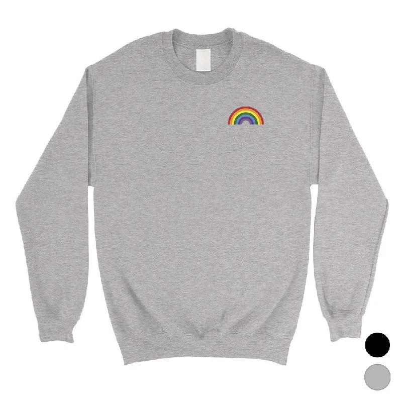 Celebrate the Weekend with Discounts LGBT Rainbow Pocket Unisex SweaShirt
