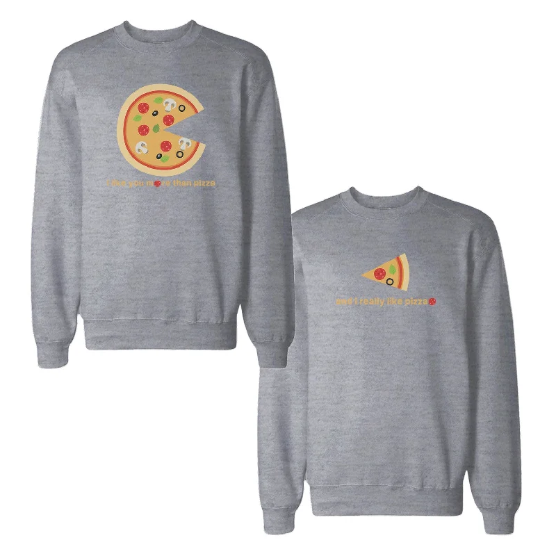 Reduced Rates I Like You More Than Pizza Couple Sweatshirts Matching Sweat Shirts