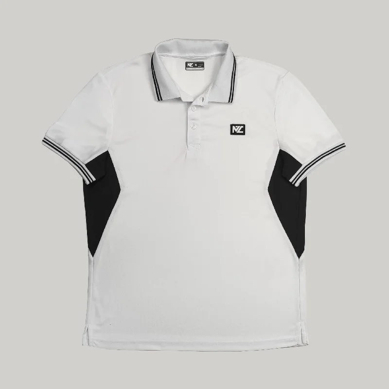 Early Bird Skyline Padel Polo Shirt-Grey