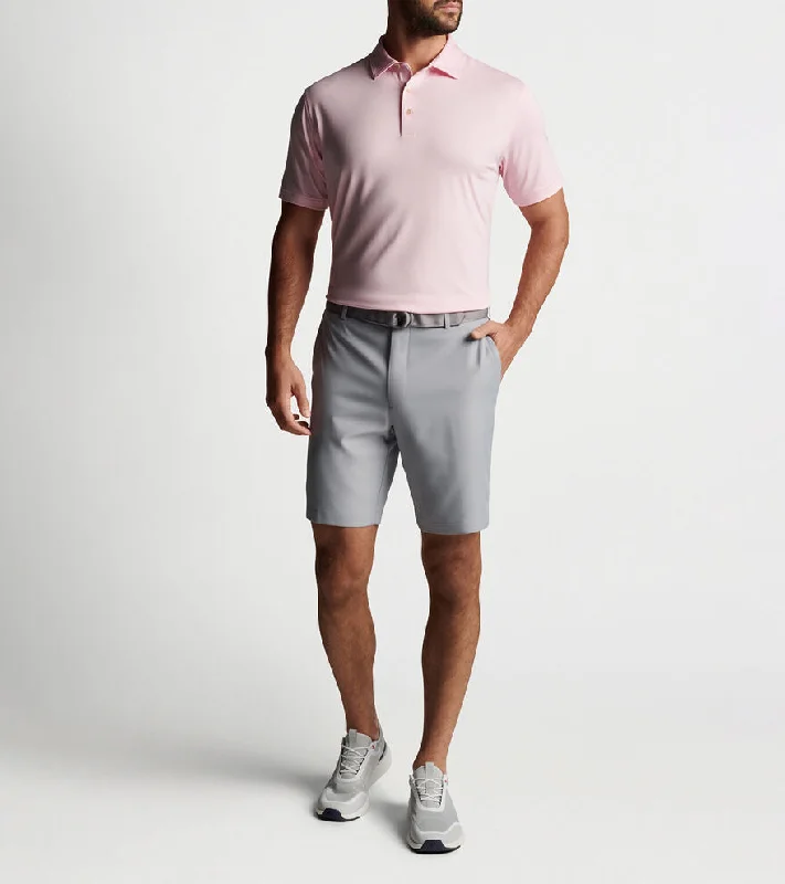 Weekend Specials Just for You Peter Millar Solid Stretch Jersey Sean Self Collar Polo Shirt - Palmer Pink Weekend Specials Just for You Peter Millar Solid Stretch Jersey Sean Self Collar Polo Shirt - Palmer Pink