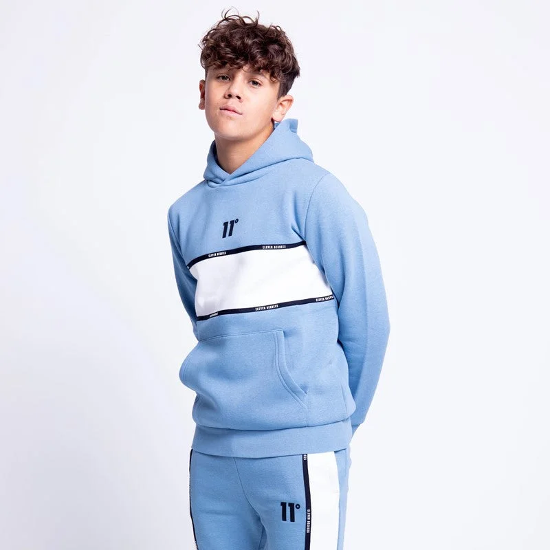 Daily Specials Junior Taped Block Hoodie - Shadow Blue
