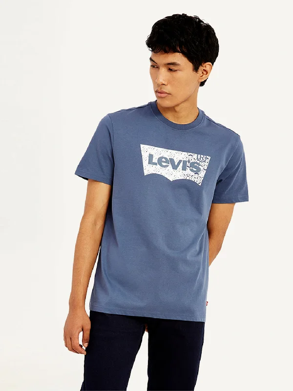 Savings Galore Men's Brand Logo Slim Fit T-Shirt