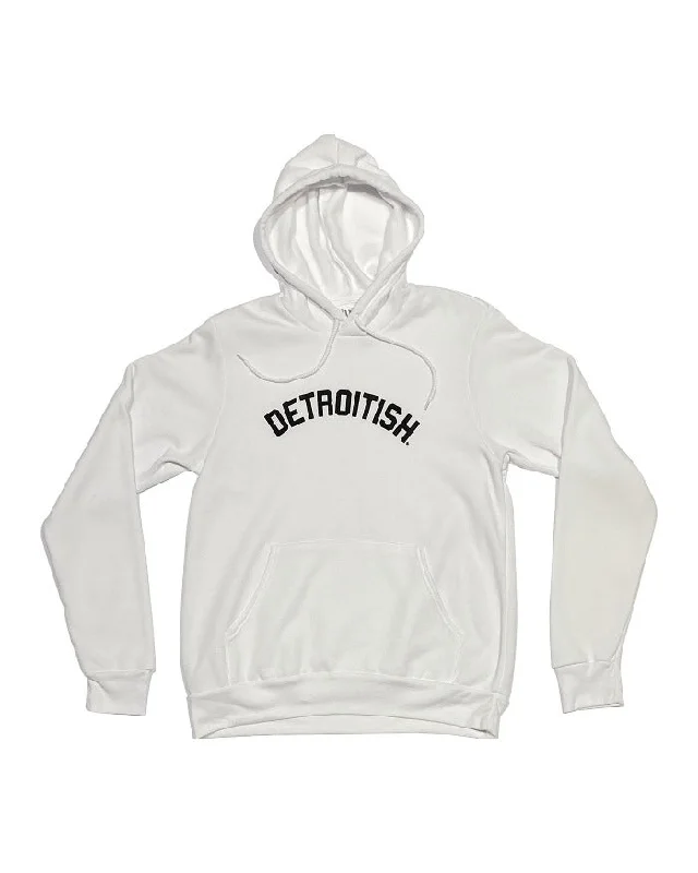 Weekend Deal Ink Detroit Detroitish Pullover Hoodie - White
