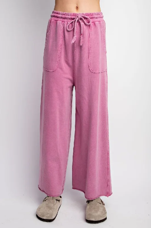 Quick Sale Ribbed Terry-Knit Pants