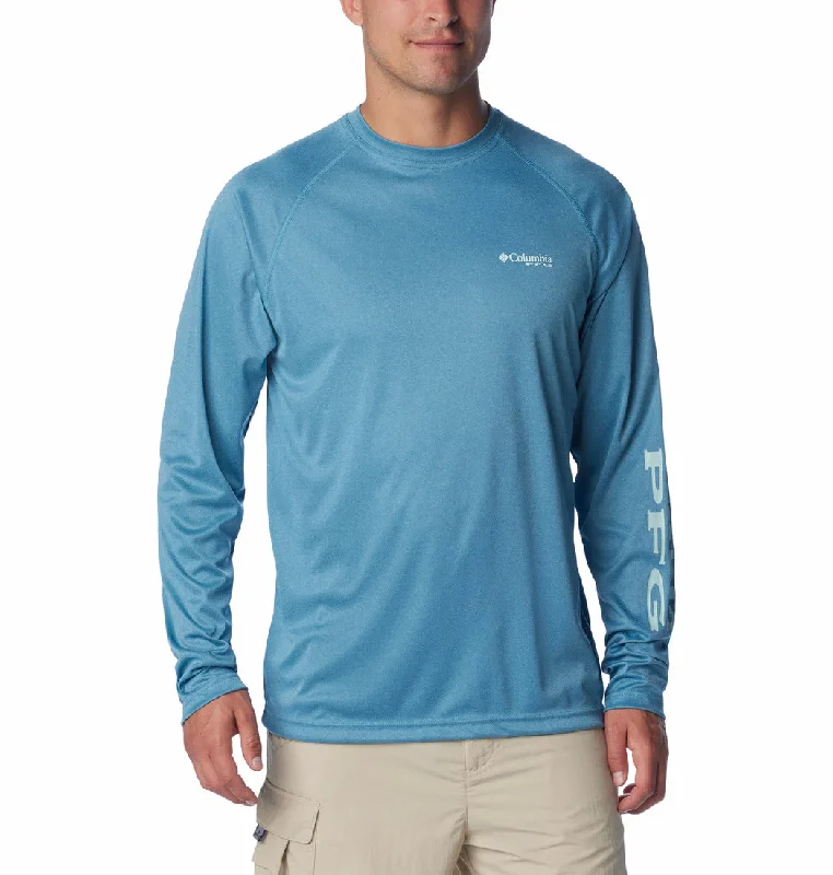 Men's PFG Terminal Tackle Heather Long Sleeve Shirt