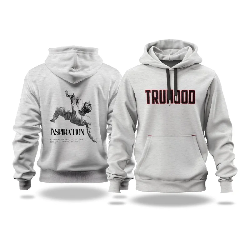Year-End Clearance Premium Men's Grey Hoodie | OG Embroidery | Organic Cotton Blend