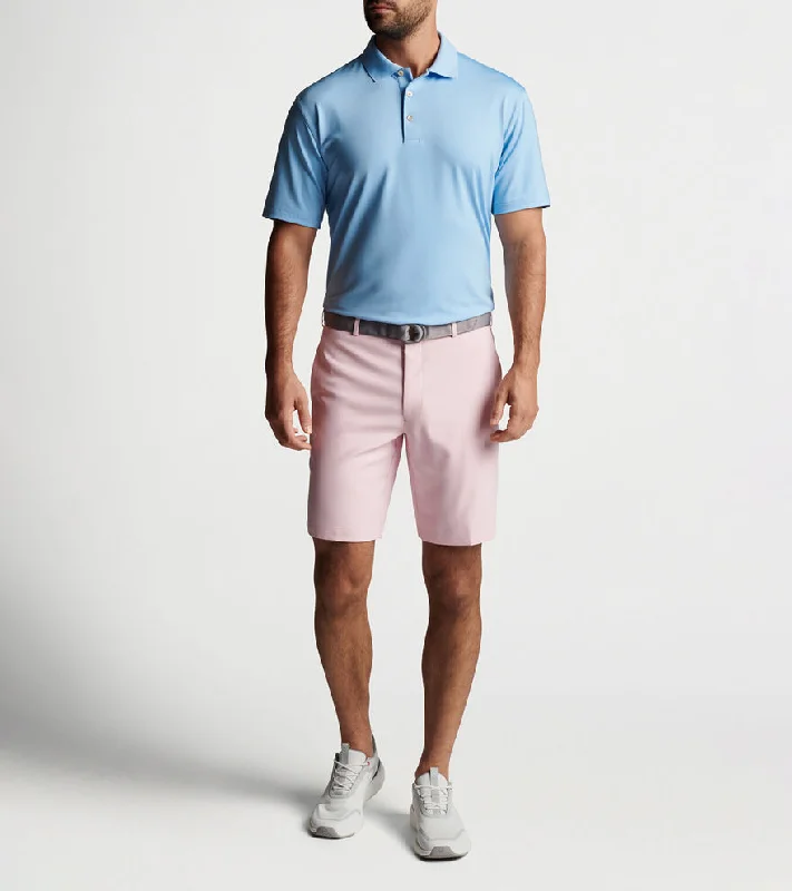 Mega Discount Peter Millar Solid Stretch Jersey Sean Self Collar Polo Shirt - Cottage Blue*