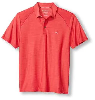 Reduced Price Tommy Bahama IslandZone Palm Coast Pro Polo Shirt - Paramour Red