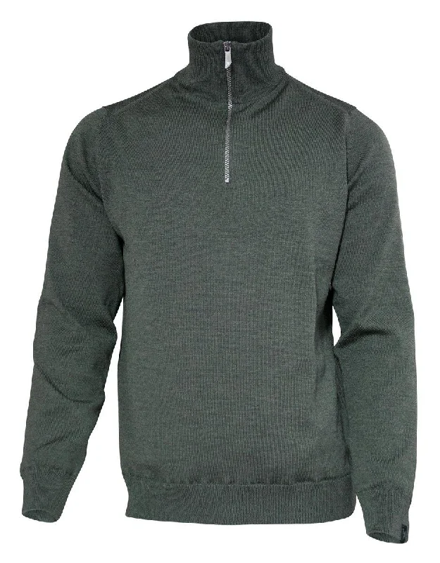 Savings Alert WILFRED WINDBREAKER, 100% MERINOWOLLE  — RIFLE GREEN