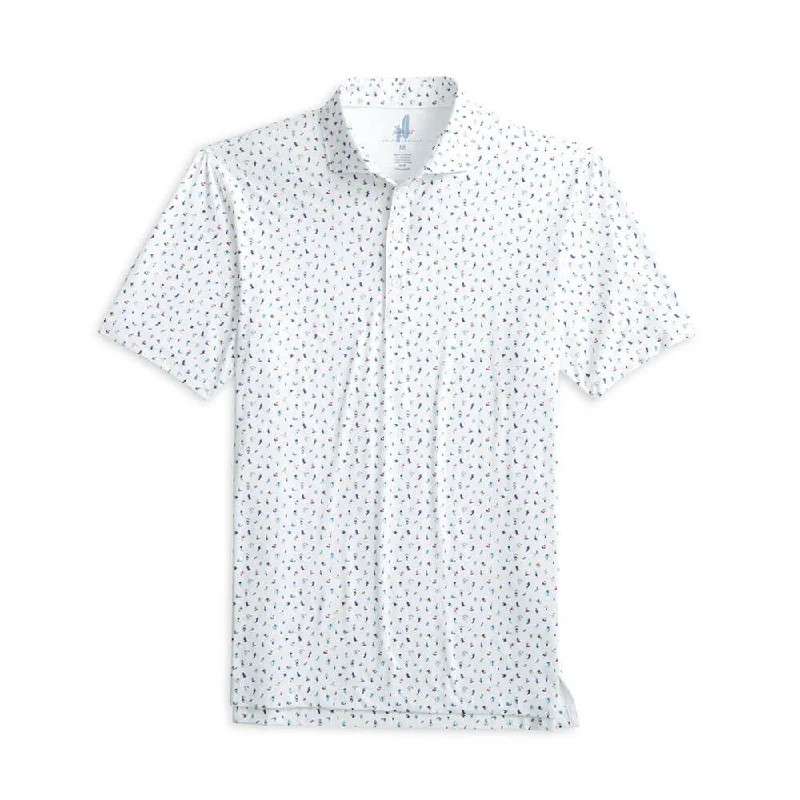 Flash Deal Johnnie-O Gone Skiing Featherweight Polo Shirt - White