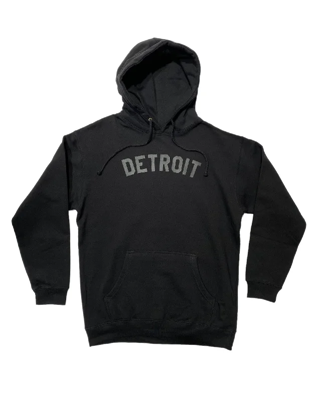 Weekend Deals That Sparkle Ink Detroit -  Hoodie - Black on Black