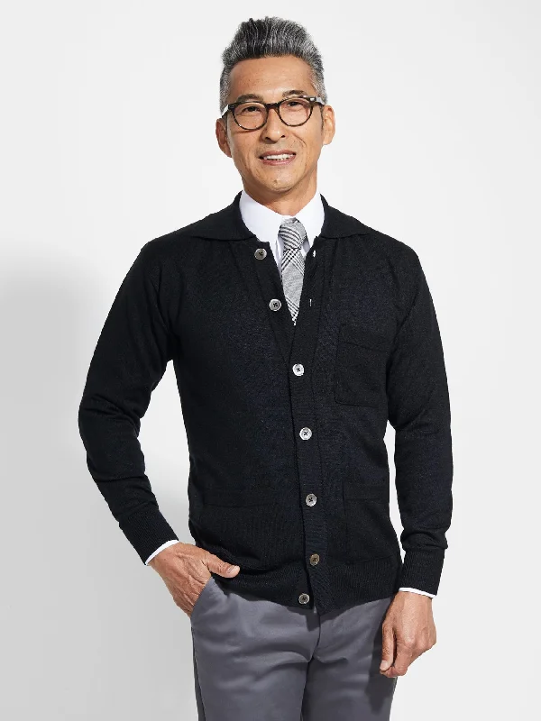 Men's Ace Cardigan - Black