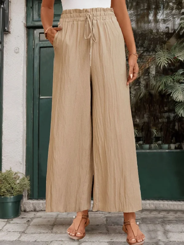 Exclusive Weekend Offers Inside Frill Wide Leg Pants