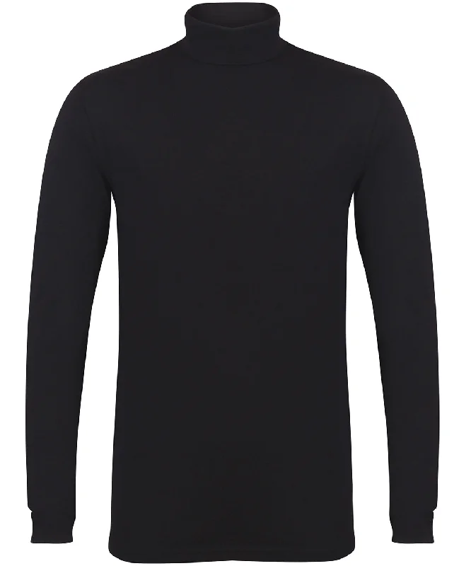 Discount Mania Feel good roll neck top | Black
