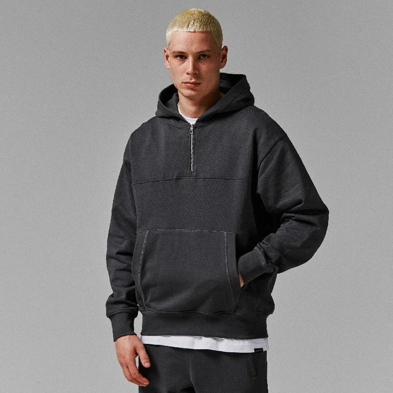 Weekend Bargains to Savor Heavyweight 1/2 Zip Hoodie | Slate