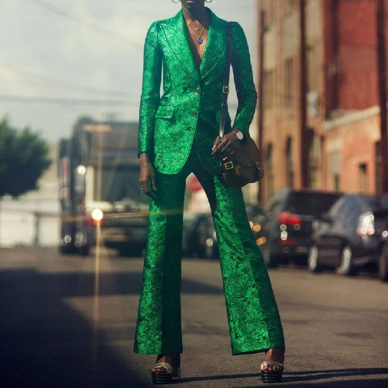 Weekend Discounts to Grab Dolly Vintage Embroidered Pant Suit