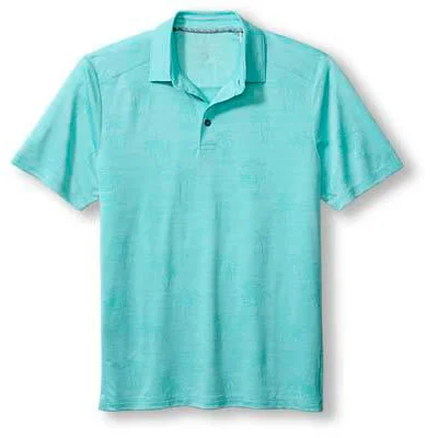 Don't Miss Tommy Bahama Islandzone Palm Coast Palmera Polo Shirt - Clear Lake