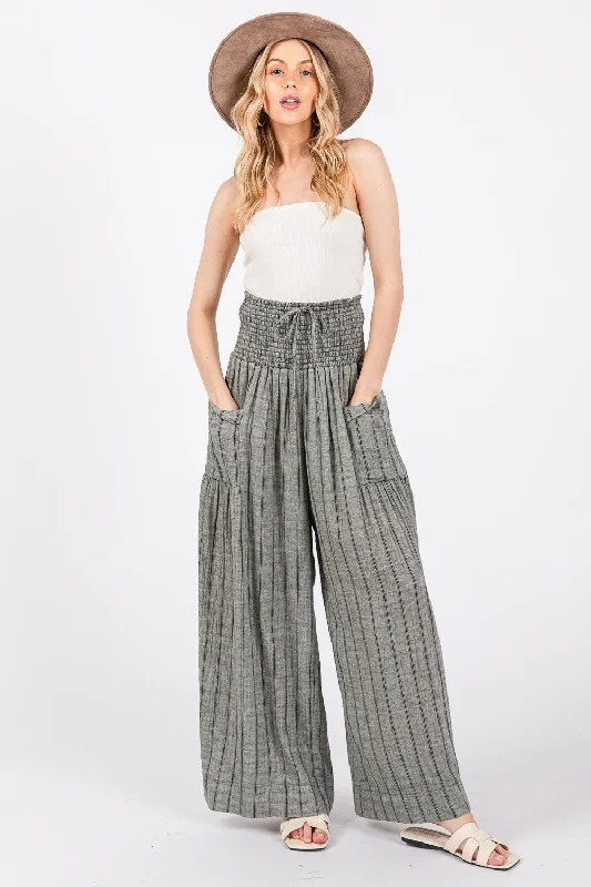 Weekend Offers That Impress SAGE + FIG Cotton Gauze Wash Stripe Pants