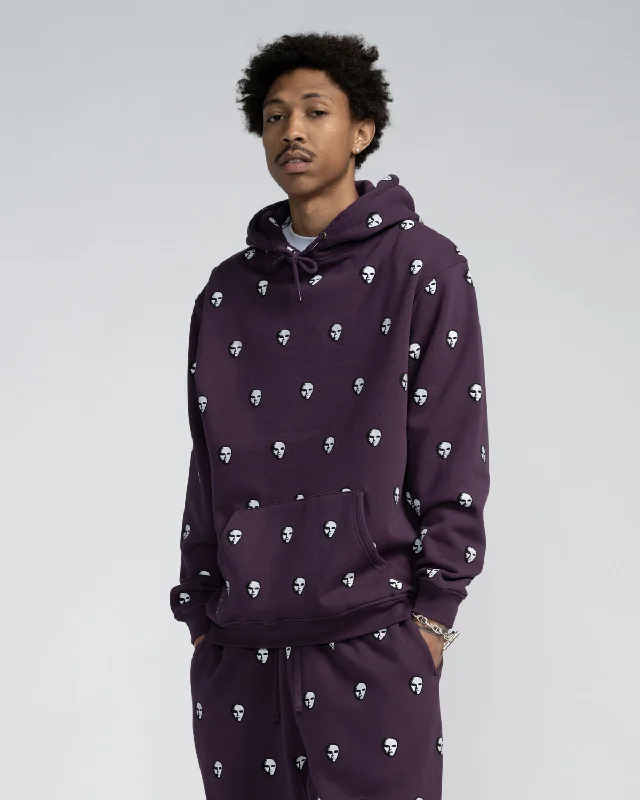 Watcher Hoodie in Blackcurrant