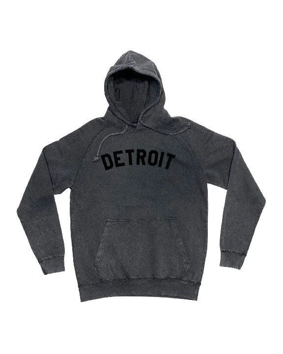Shop and Save Ink Detroit Mineral Wash Hoodie - Black