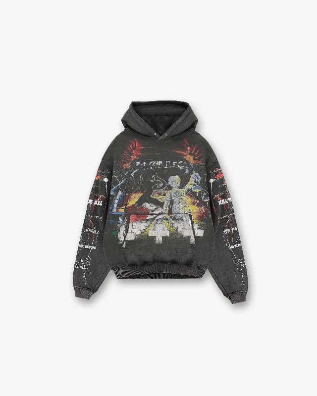 Weekend Offers That Delight Represent X Metallica™️ Master Of Puppets Hoodie - Vintage Grey