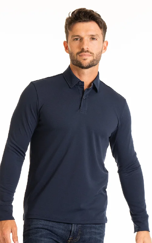 Great Deals Performance Long Sleeve Polo