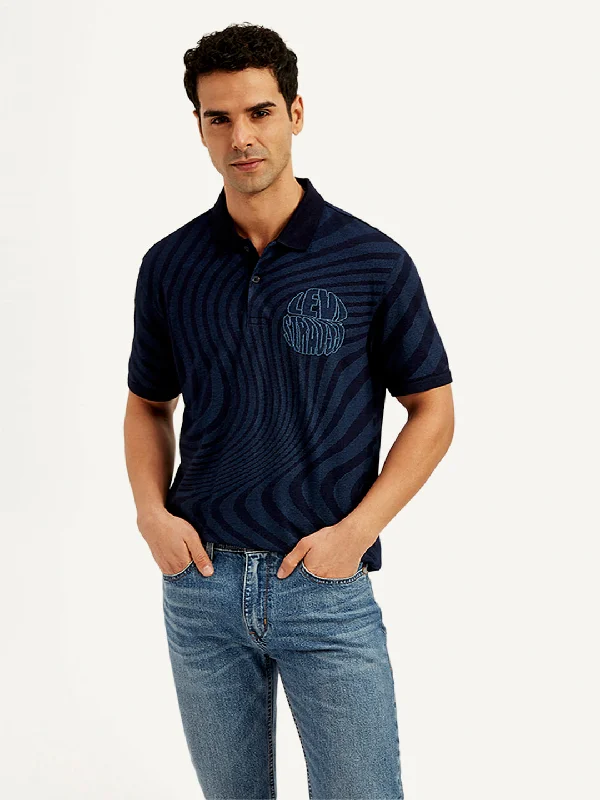 Weekend Savings Sensation Men's Abstract Print Slim Fit Polo T-Shirt