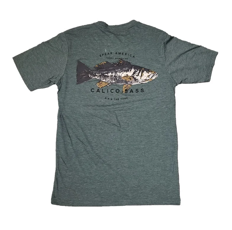 Steals and Deals Spear America Calico Bass T-Shirt