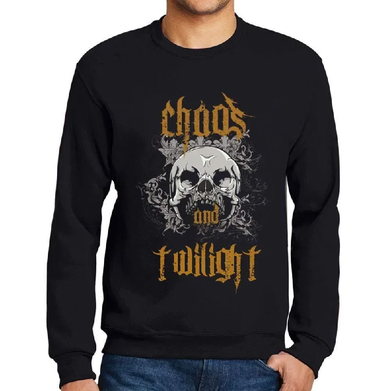 Special Savings Ultrabasic - Homme Imprimé Graphique Sweat-Shirt Chaos and Twilight Noir Profond Special Savings Ultrabasic - Homme Imprimé Graphique Sweat-Shirt Chaos and Twilight Noir Profond