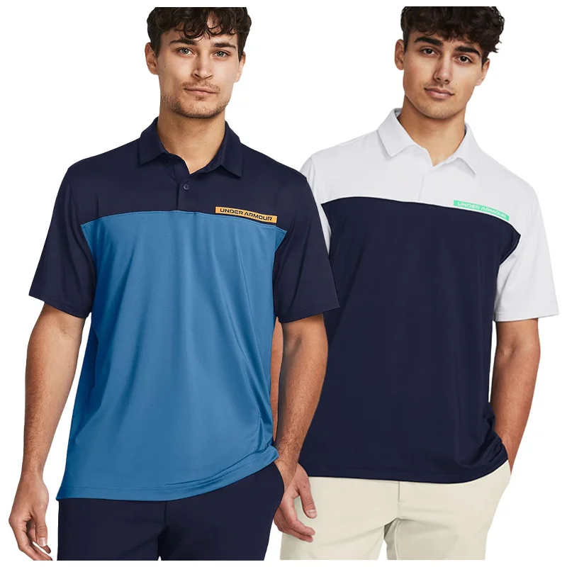 Under Armour Mens T2G Colour Block Polo