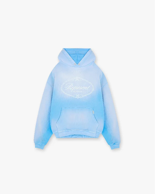 Weekend Discounts Worth Grabbing Represent X Harrods Crest Hoodie - Cloud Blue