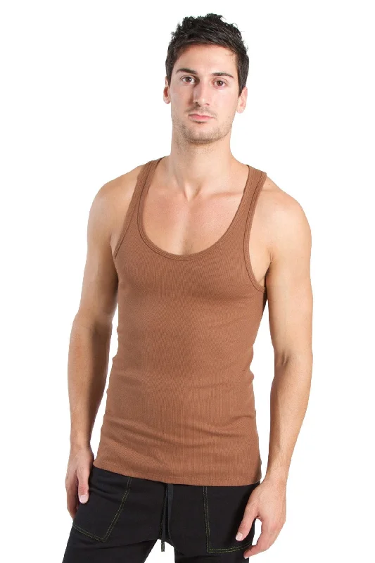 Sustain Tank Top (Chocolate Brown)