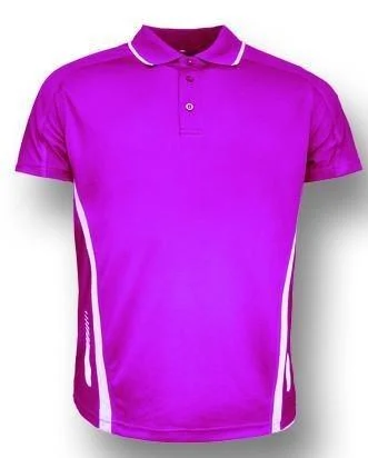 Celebrate the Weekend with Discounts Elite Golf Polo - Magenta/White