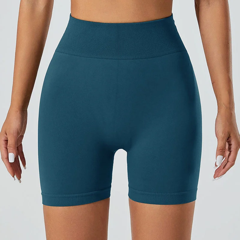 Can't Beat Cross-border High Waist Hip Lift Quick-drying Yoga Pants Seamless Slim Fit Sports Shorts