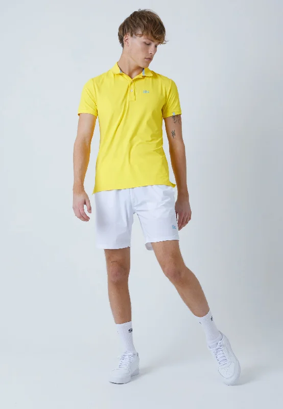 Tennis Poloshirt Herren & Jungen, gelb