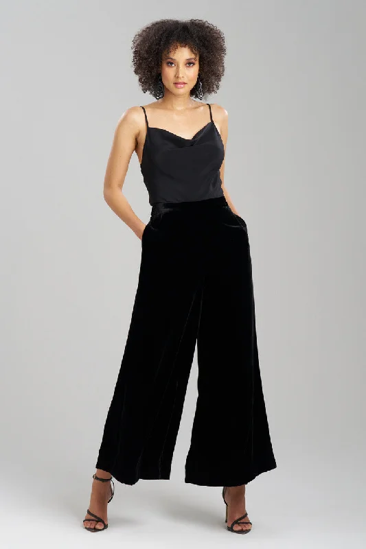 Unmissable Offer Couture Velvet Silk Palazzo Ankle Pants